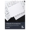 Kreatima Calligraphy & Lettering kalligrafiblokk, A4 (210×297 mm), 20 ark, 100 g/m²