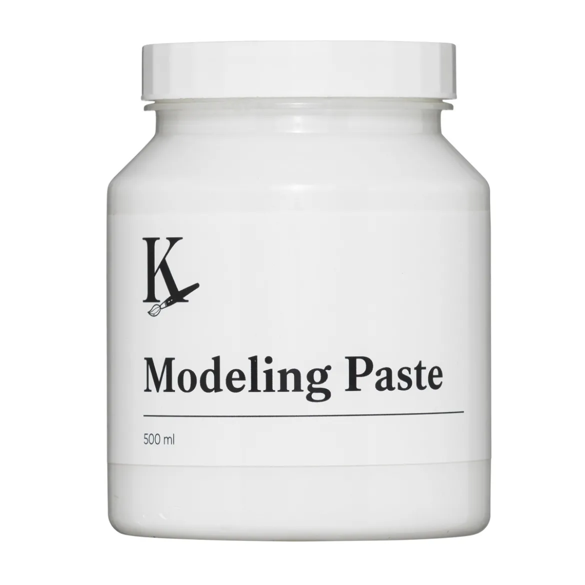 Kreatima Modeling Paste, modelleringspasta for akrylmaling, 500 ml