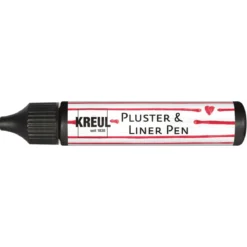 KREUL 3D Pen svart 29 ml – skriv og tegn med fikserbar gummimasse