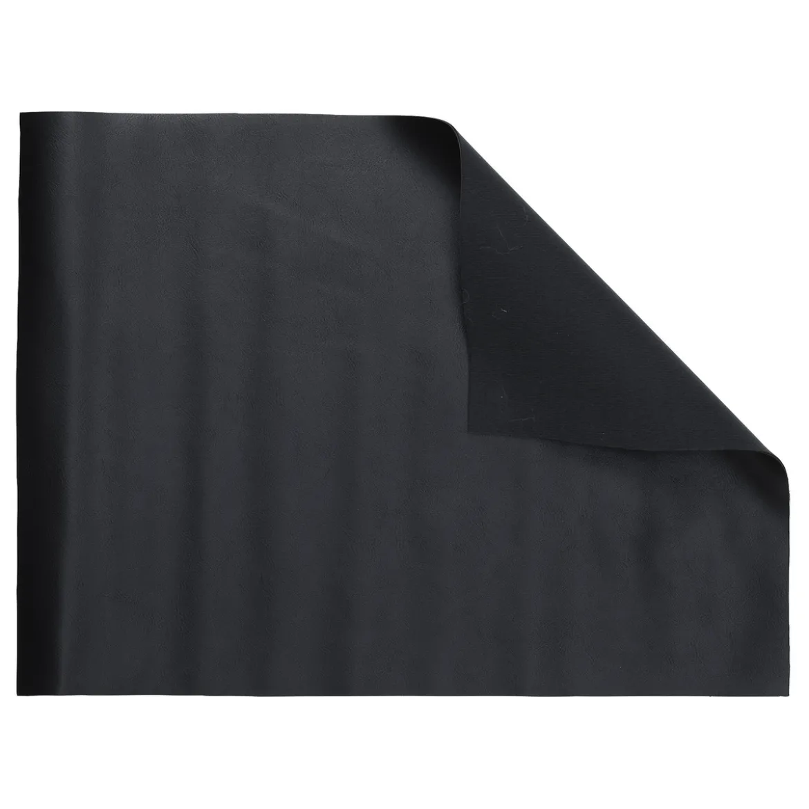 Kunstlær av polyuretan 30×40 cm svart