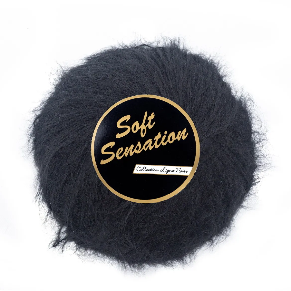 Lammy Garn Soft Sensation 25 g svart 1