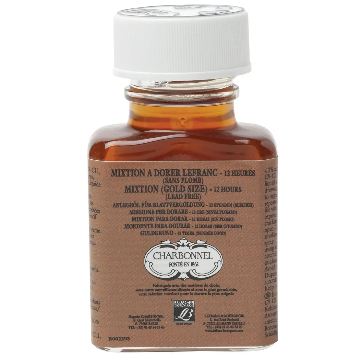 Lefranc 12 Hour Gilding Mixture Charbonnel 75 ml – gullgrunning for bladgull