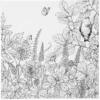 Lerret med trykt motiv – nydelige vårblomster 30×30 cm