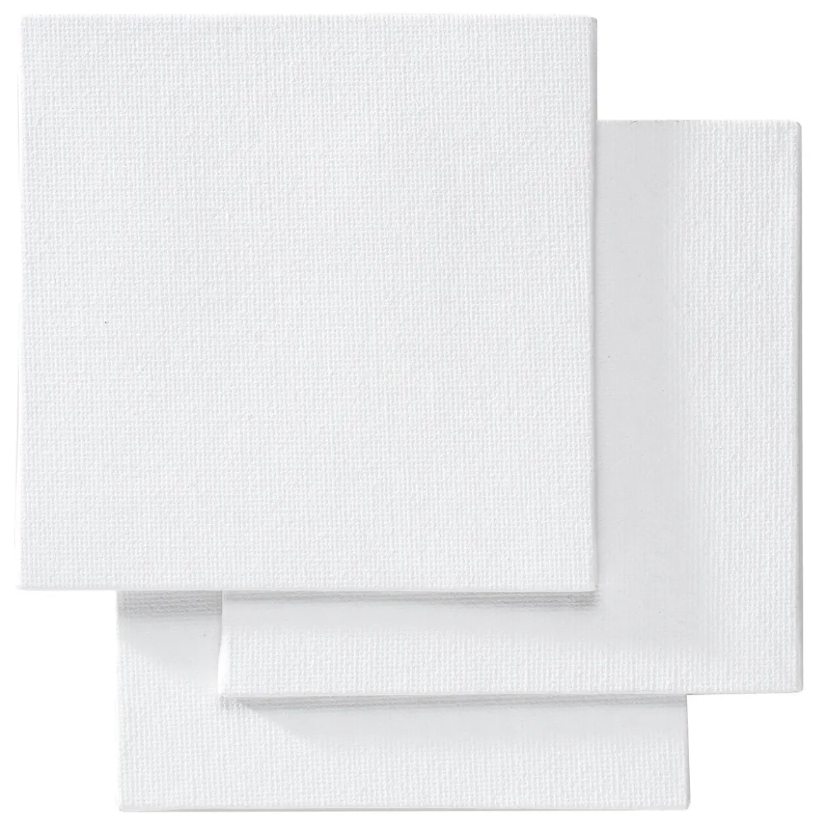 Lerret / maleduk 10x10 cm 3-pakning