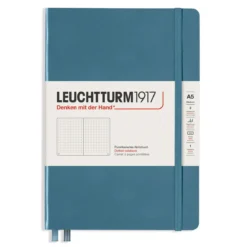 Leuchtturm1917 Notebook A5 Dotted Stone Blue – Hardcover