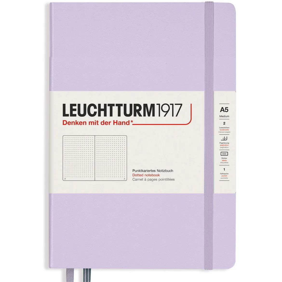 Leuchtturm1917 Notebook A5 Dotted Lilac – Hardcover