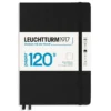 Leuchtturm1917 Notebook A5 Plain 120g Black – Hardcover