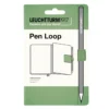 Leuchtturm1917 Pen Loop – grågrønn selvklebende penneholder til notatbøker
