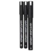 Limitless Marker Chrome Set – 3 kromfargede penner med Ø0,4 / 1 / 2,5 mm spiss