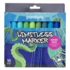 Limitless Markers Seven Seas Set 10 – akrylpenner i havets nyanser av blått og grønt