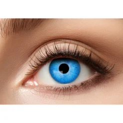 Linser Natural Blue A03 – blå effektlinser for maskerade og utkledning