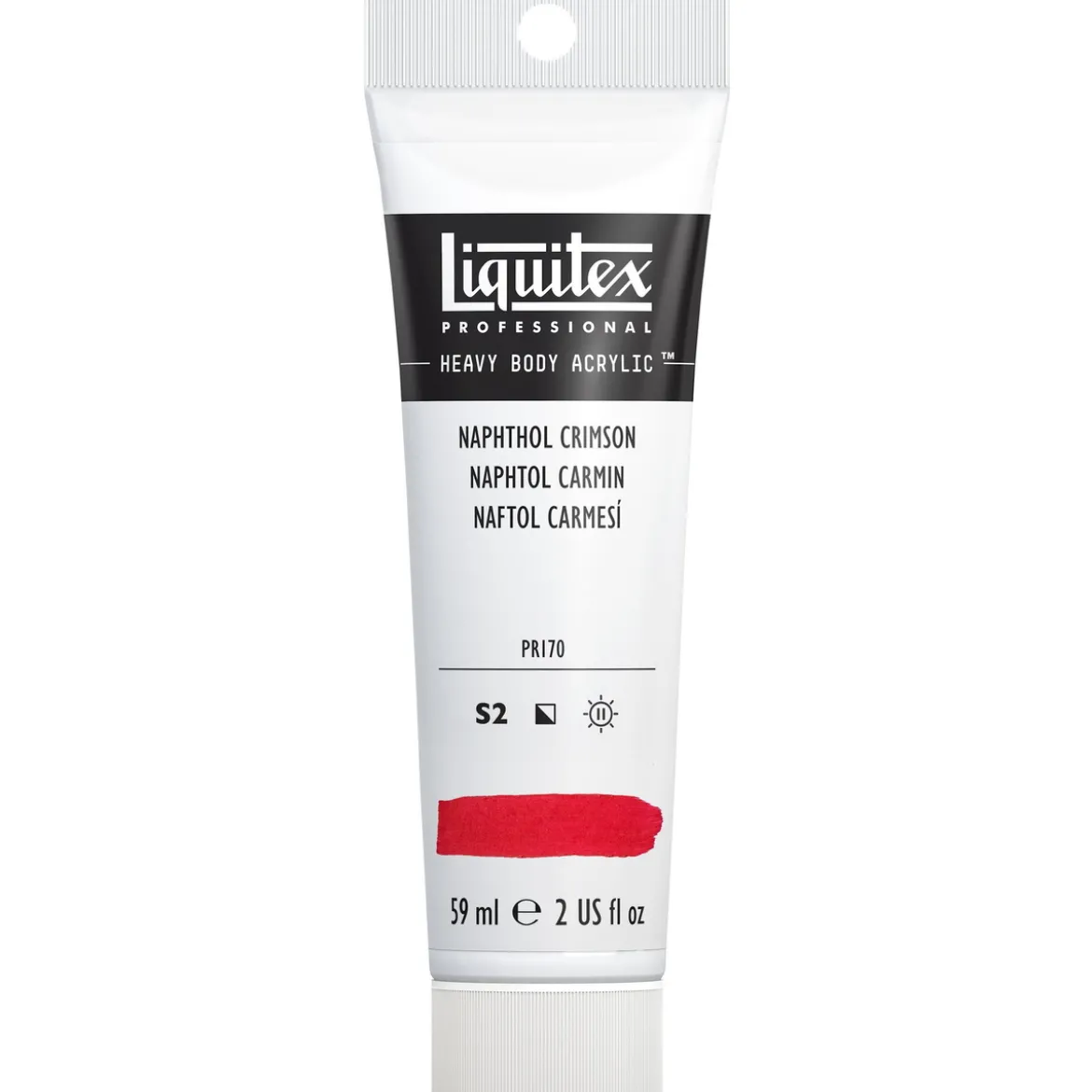 Liquitex Heavy Body akrylmaling 59 ml – 294 Naphtol red light