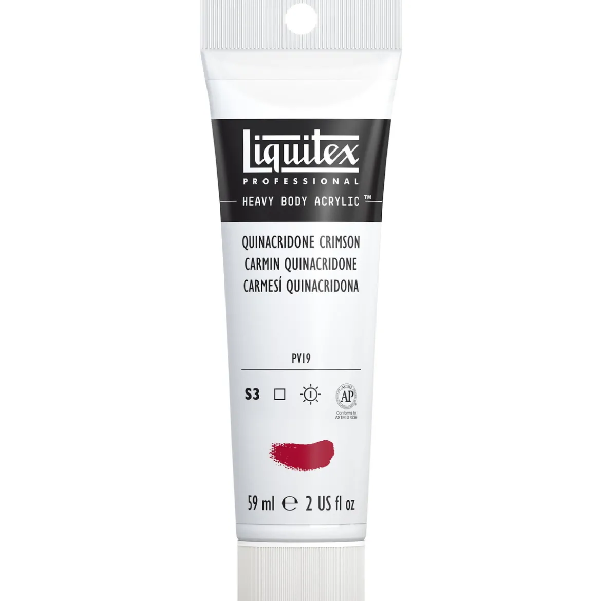 Liquitex Heavy Body akrylmaling 59 ml – 110 Quinacridone crimson
