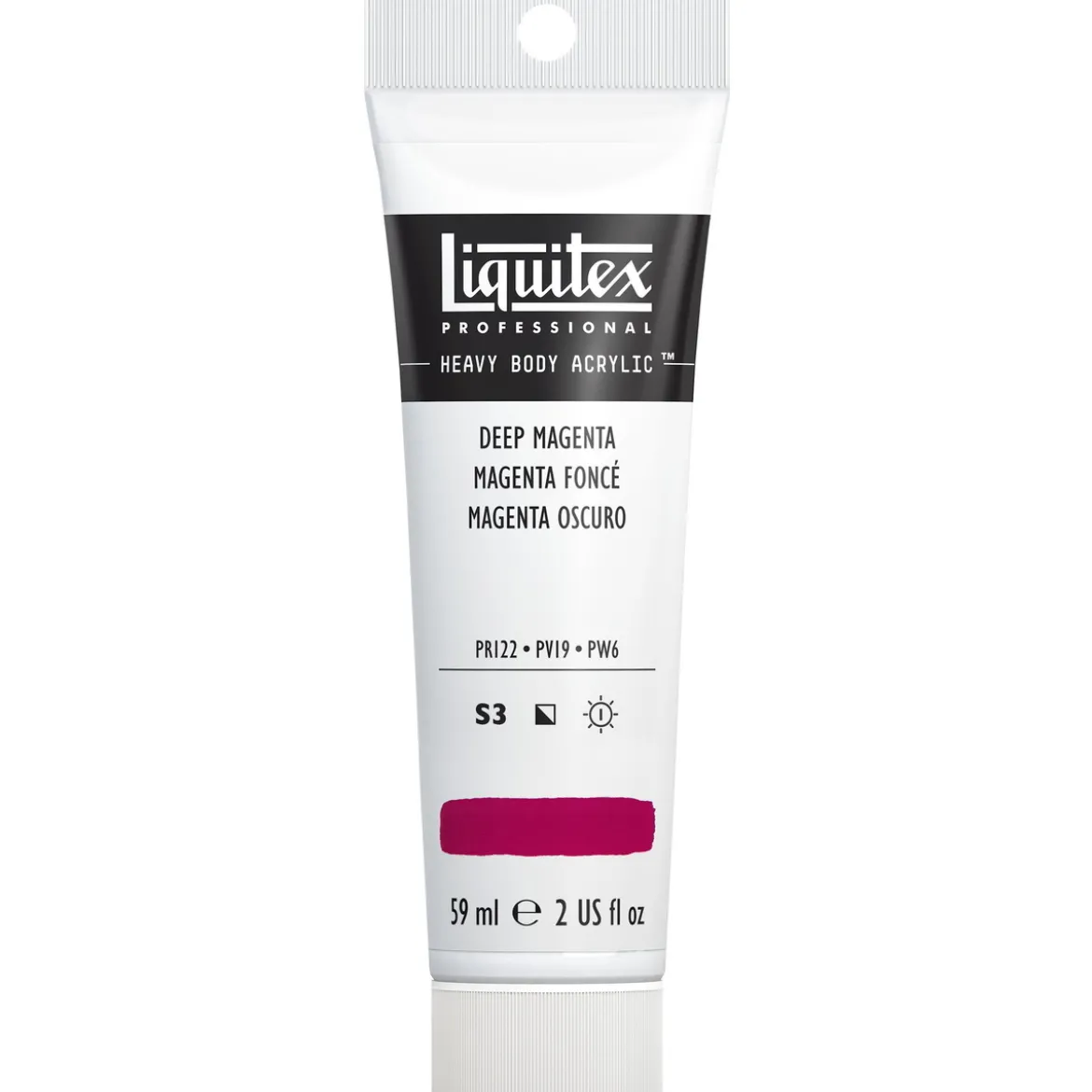 Liquitex Heavy Body akrylmaling 59 ml – 300 Deep magenta