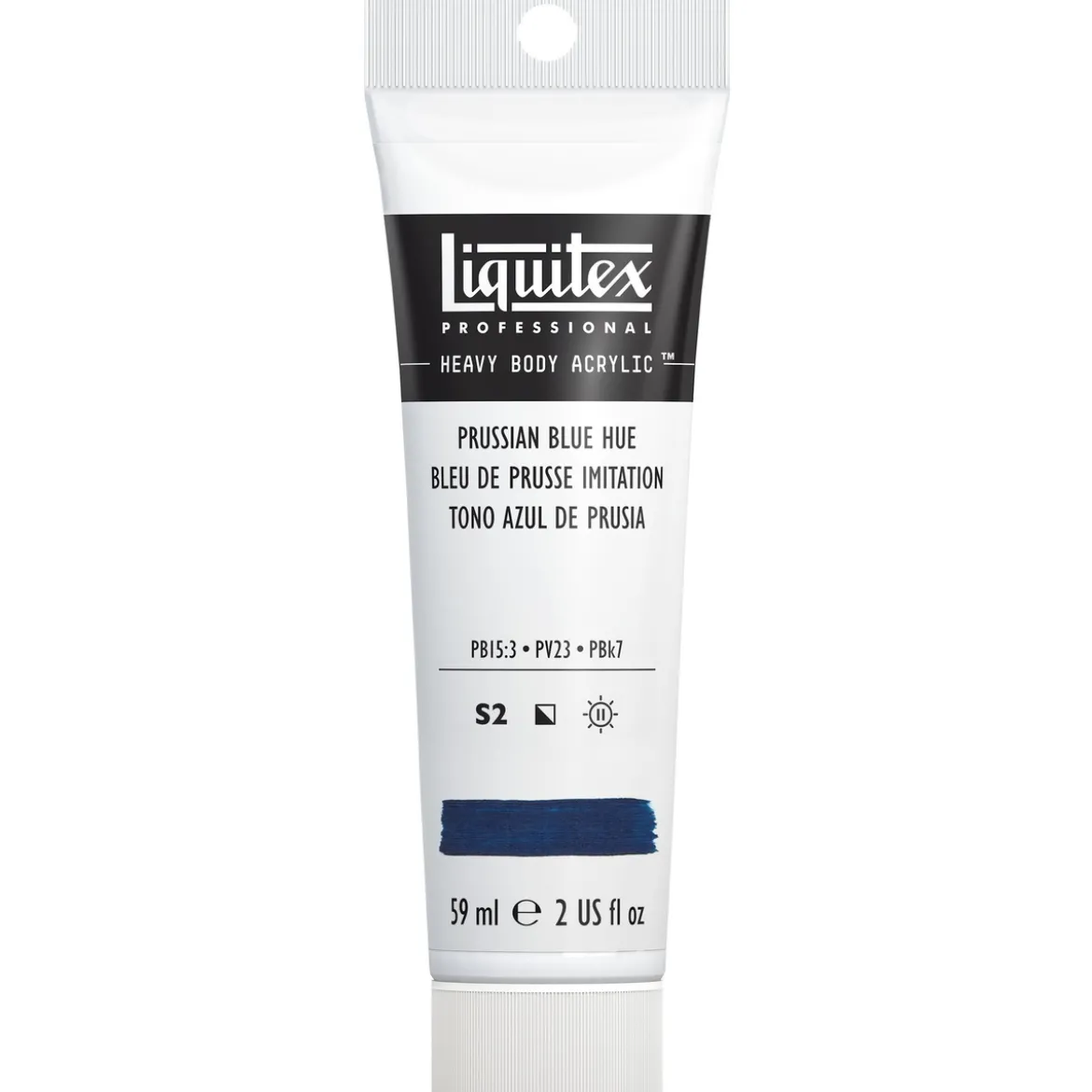 Liquitex Heavy Body akrylmaling 59 ml – 320 Prussian blue hue.