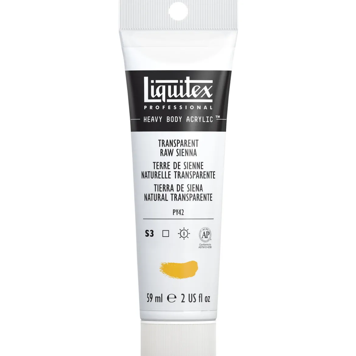Liquitex Heavy Body akrylmaling 59 ml – 332 Transparent Raw sienna
