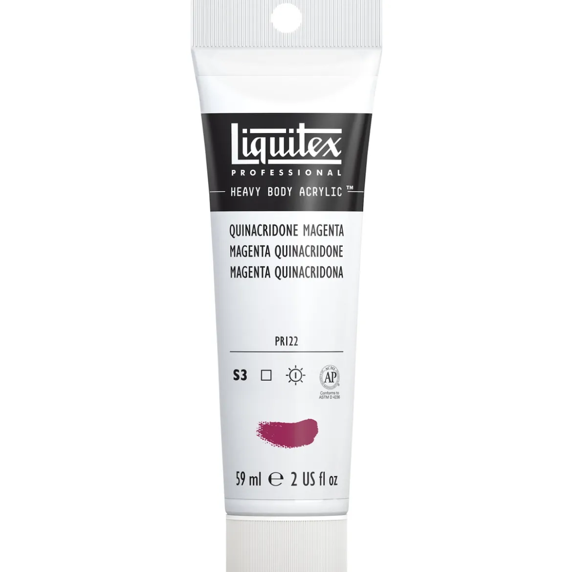 Liquitex Heavy Body akrylmaling 59 ml – 114 Quinacridone magenta