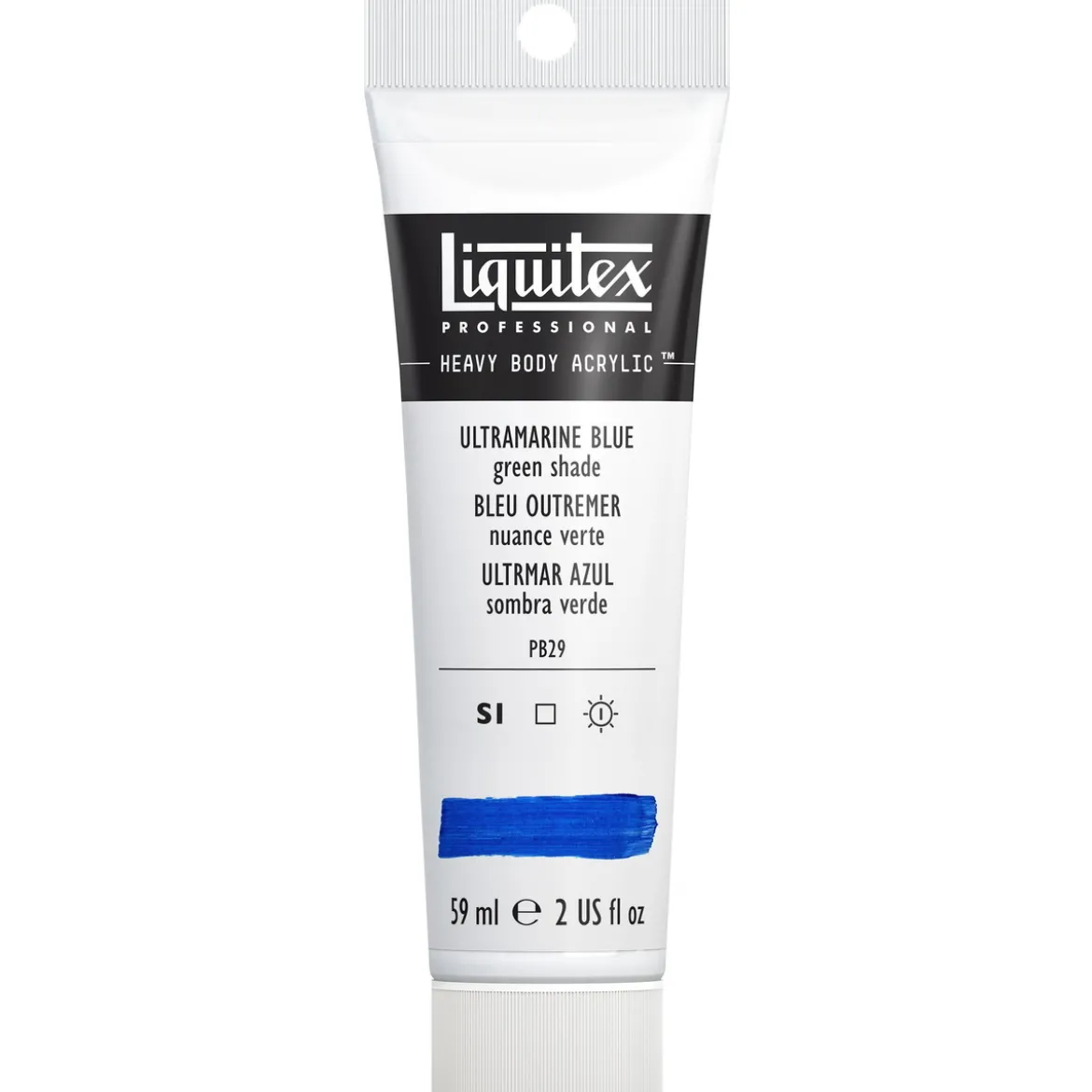 Liquitex Heavy Body akrylmaling 59 ml – 380 Ultramarine blue green shade.