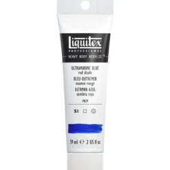 Liquitex Heavy Body akrylmaling 59 ml – 382 Ultramarine blue red shade.
