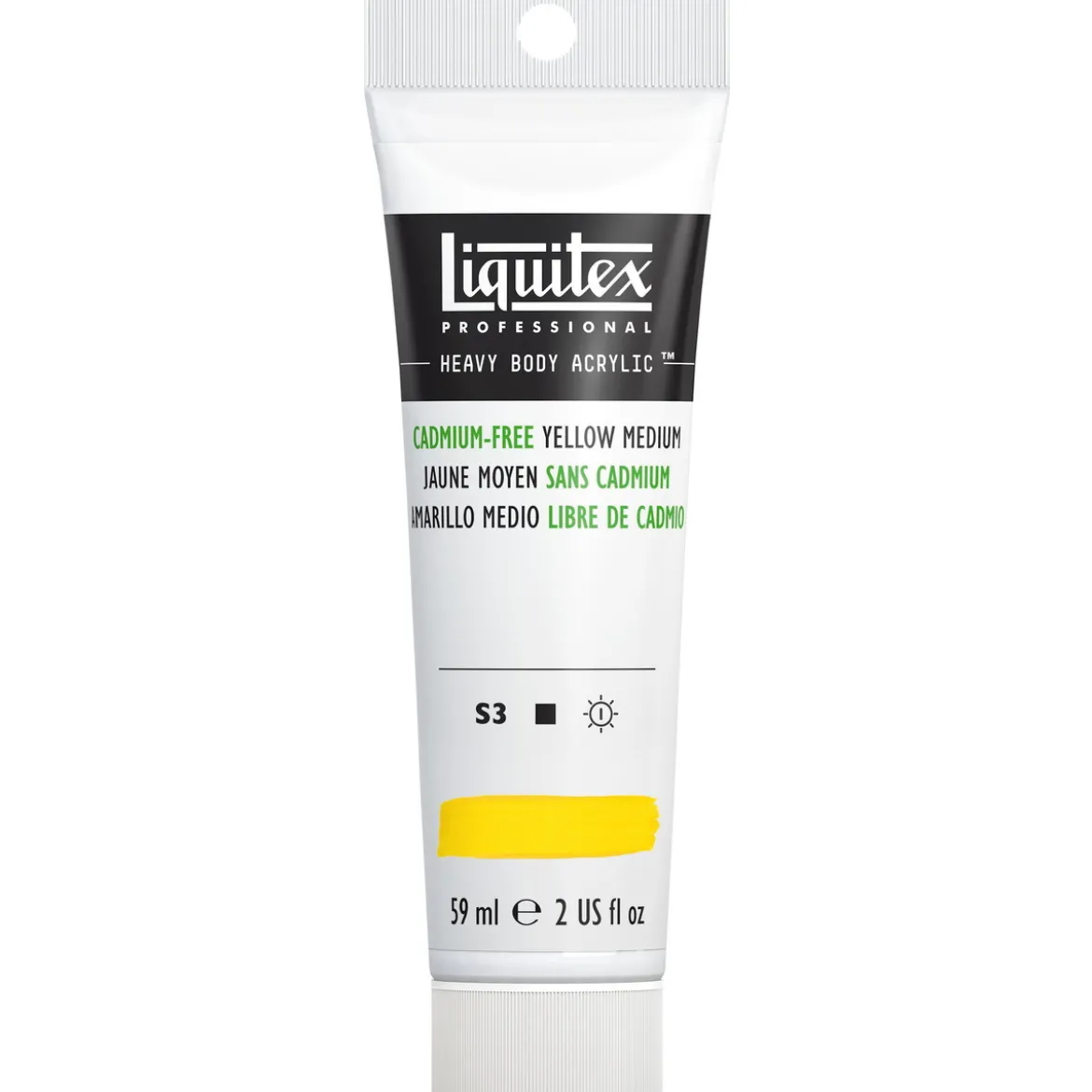 Liquitex Heavy Body akrylmaling 59 ml – 891 Cadmium Free Yellow Deep