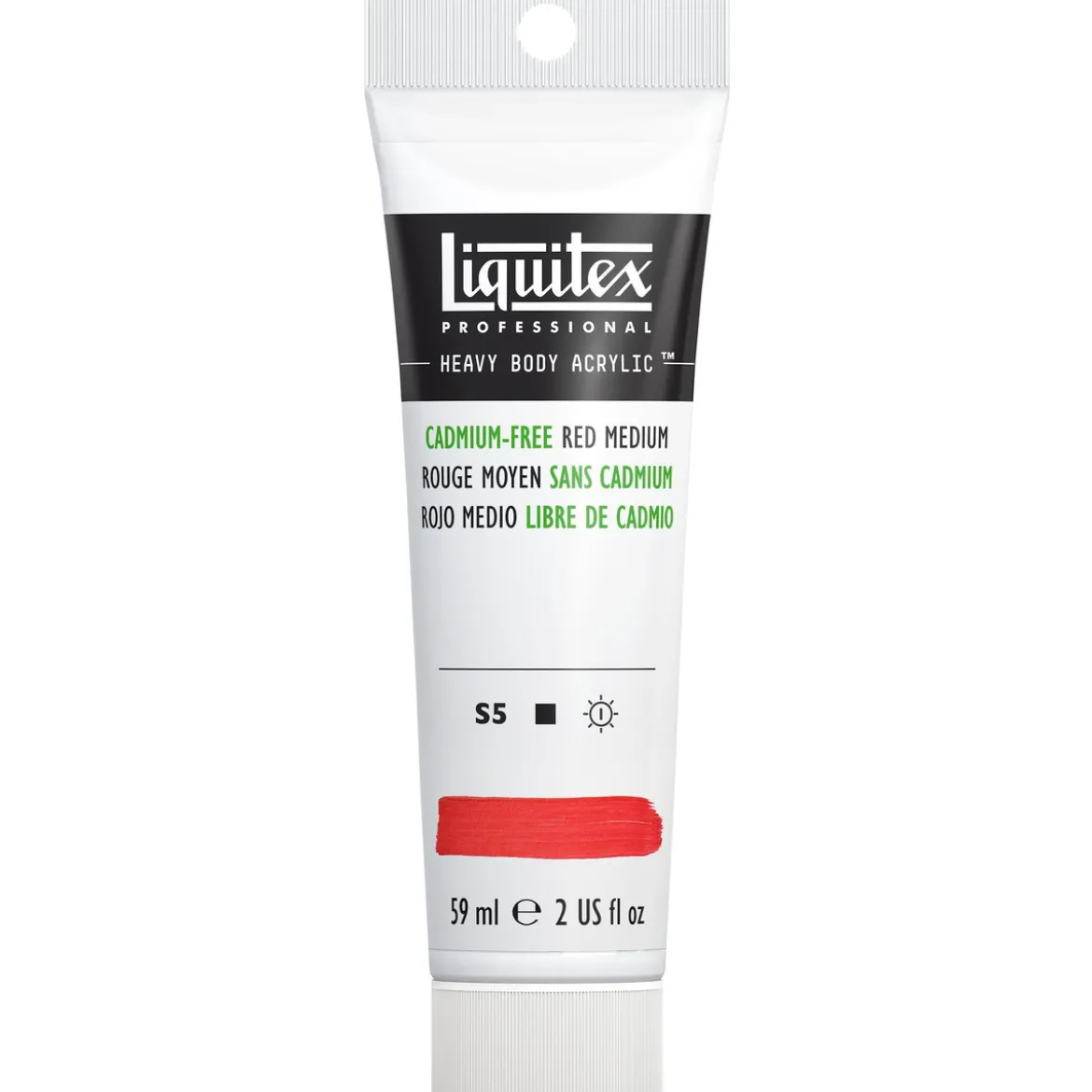 Liquitex Heavy Body akrylmaling 59 ml – 894 Cadmium Free Red Medium