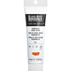 Liquitex Heavy Body akrylmaling 59 ml – 129 Transparent Burnt sienna