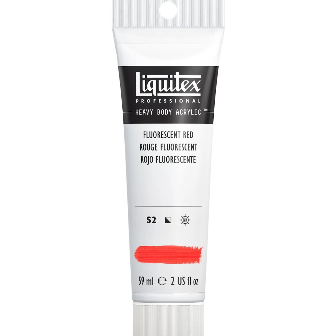Liquitex Heavy Body akrylmaling 59 ml – 983 Fluorescent Red