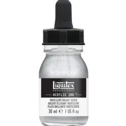 Liquitex Professional Acrylic Ink 30 ml – Iridescent bright silver 236