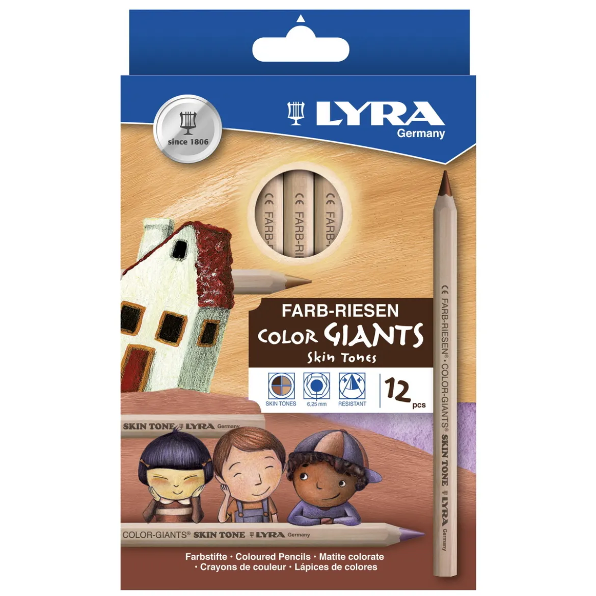 Lyra Color Giants Skintone 12 stk.