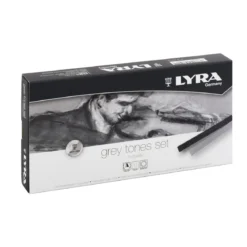 Lyra Polycr Soft Gråtone 12 st