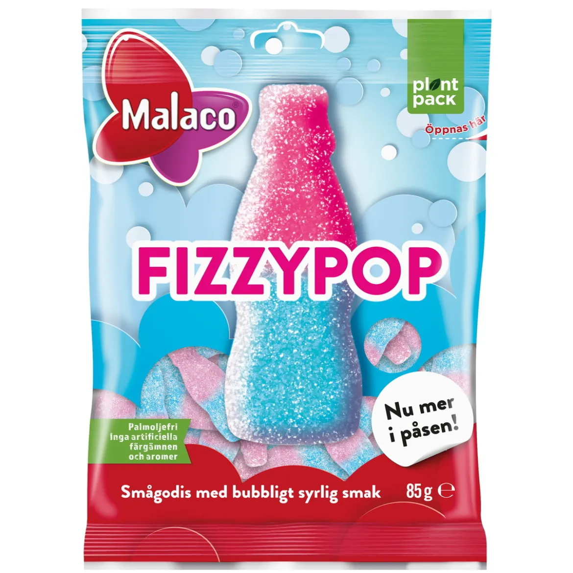 Malaco Fizzypop 85 g