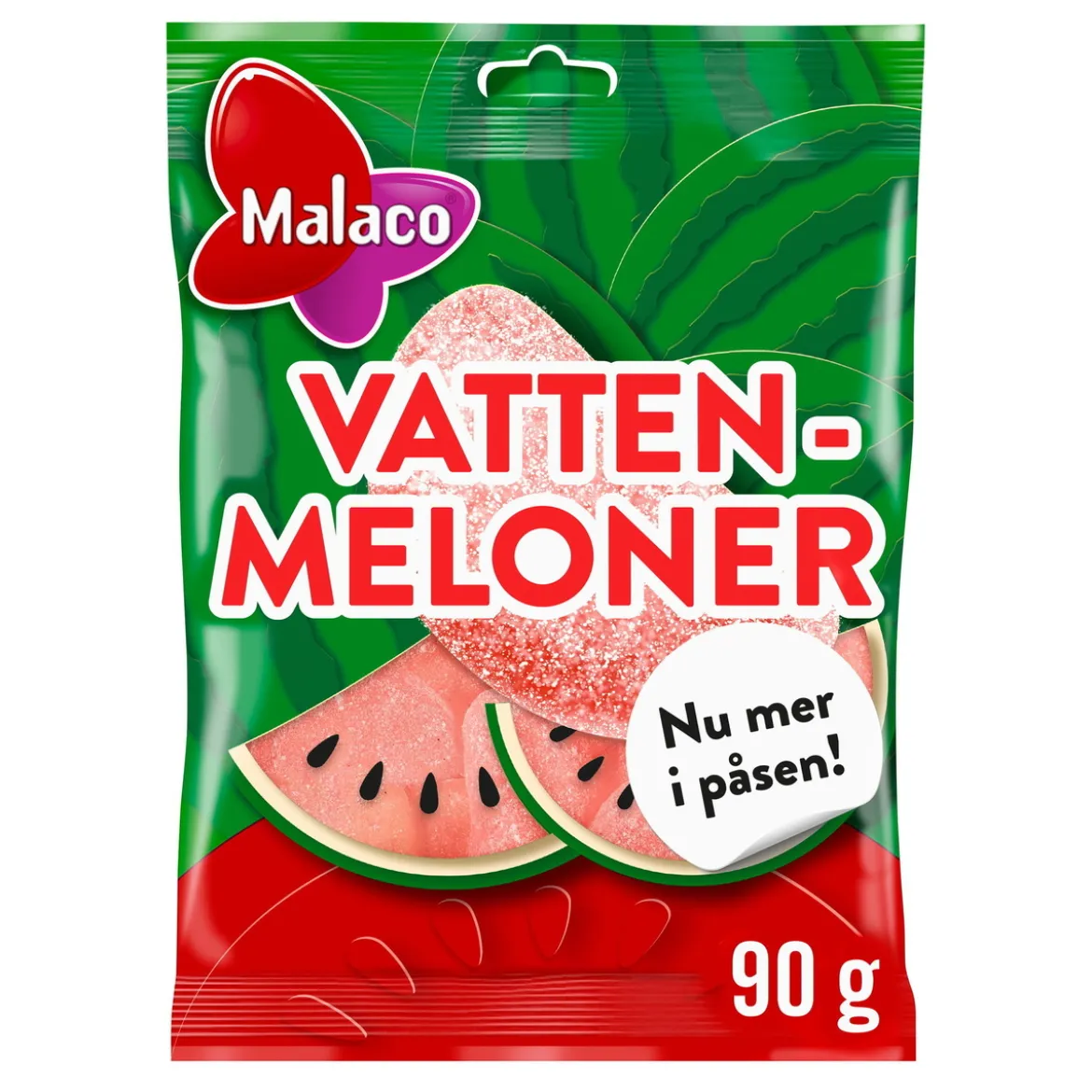 Malaco Vattenmeloner 90 g