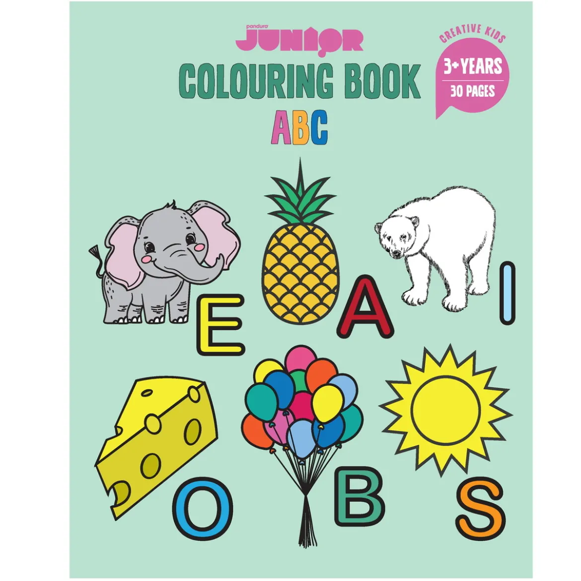 Malebok ABC – Lær deg alfabetet fra A til Ö/Ø. Svensk, dansk, norsk.