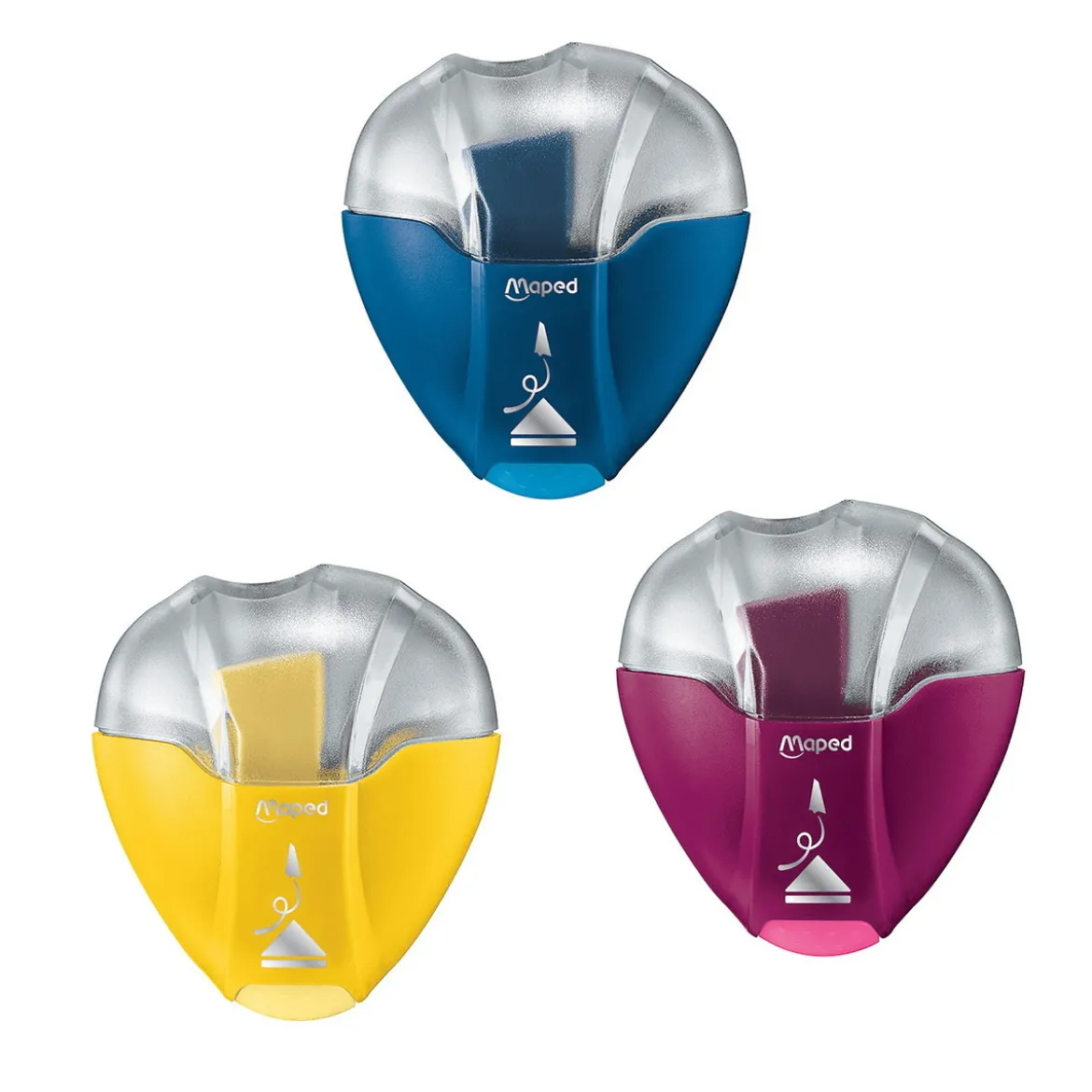 Maped Igloo Eject blyantspisser med utkastsystem. Pris per stykk, selges assortert på nett