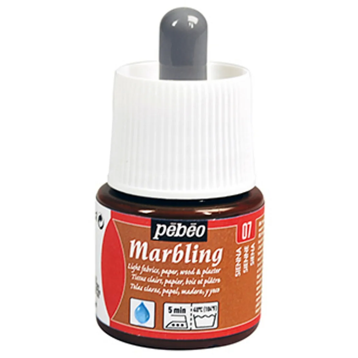 Marmoreringsmaling sienna
