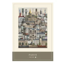 Martin Schwartz puslespill Paris bymotiv. 1000 biter, 50×70 cm