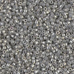MIYUKI Delica 11/0 grå glans 5 g – DB0251 Galvanized Grey Luster