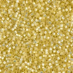 MIYUKI Delica 11/0 gul matt 5 g – DB0623 Silver Lined Jonquil