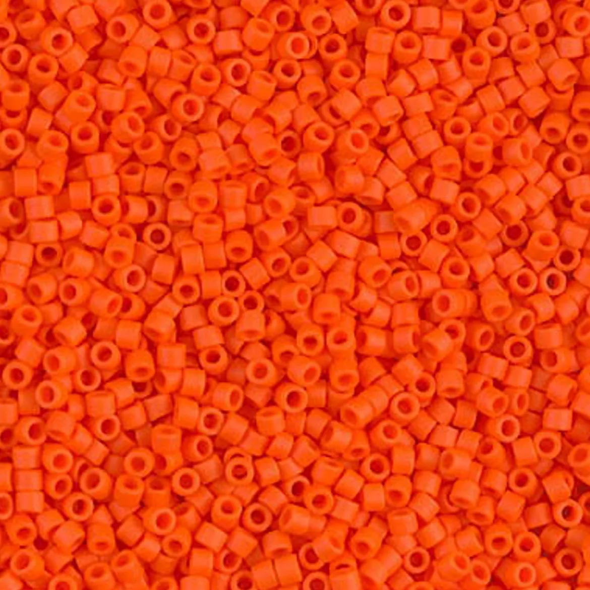 MIYUKI Delica 11/0 oransje 5 g – DB0752 Matted Opaque Orange