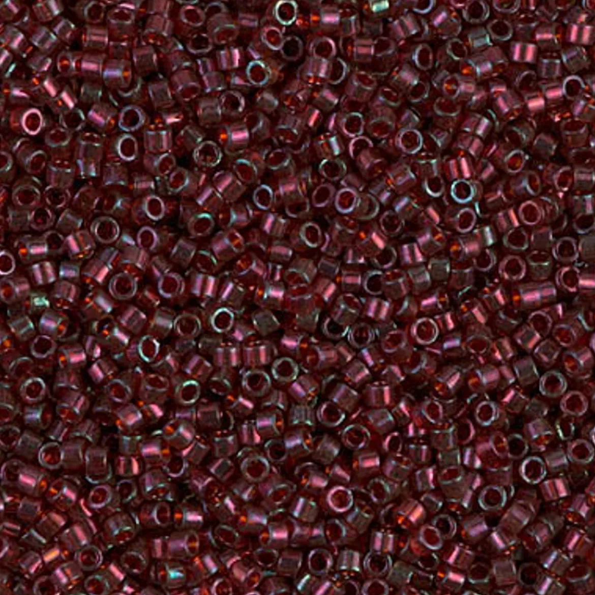 MIYUKI Delica 11/0 rød 5 g – DB0105 Garnet Gold Luster