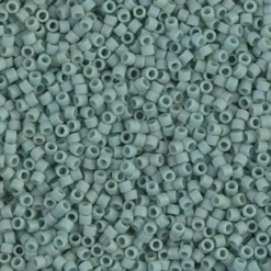 MIYUKI Delica 11/0 tåkegrønn 5 g – DB0374 Matted Seafoam Green Luster