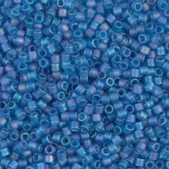 MIYUKI Delica petroleum 5g – DBM0862 Matted Transparent Capri Blue