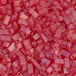 MIYUKI Half Tila matt rød gl 5g – HTL0140FR Matte Red Rainbow