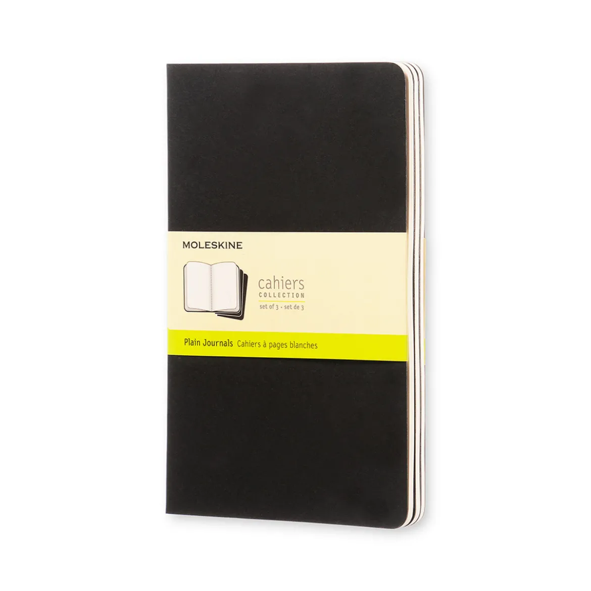 ML Cahier Large Plain svart