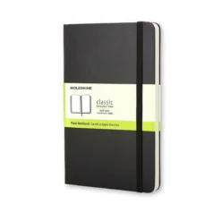 Moleskine Classic Notebook Pocket (9×14 cm), svart hard perm – 192 ulinjerte sider