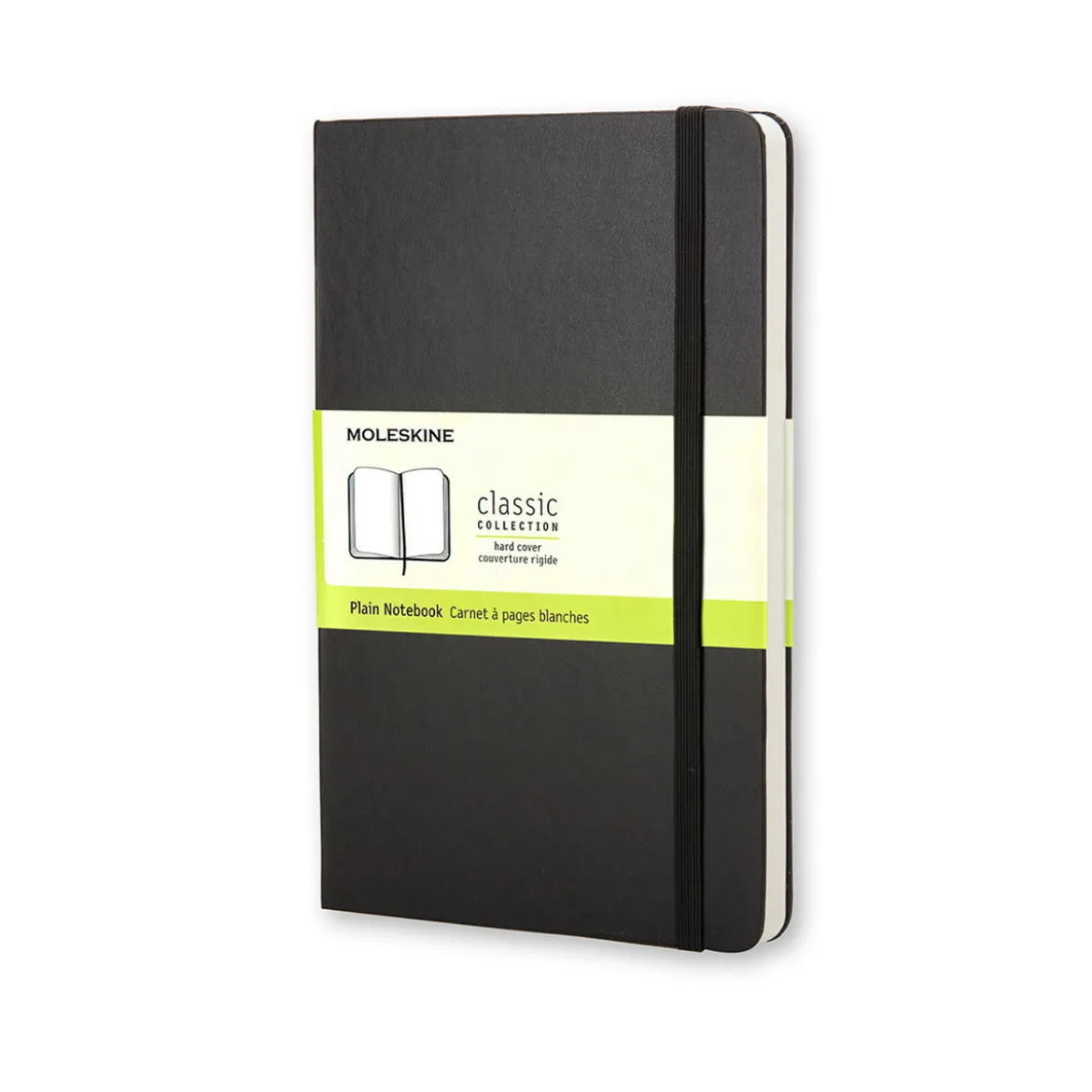 Moleskine Classic Notebook Pocket (9×14 cm), svart hard perm – 192 ulinjerte sider