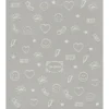 Negleklistremerker selvlysende, glow in the dark. 1 ark nail stickers på 8,5×10 cm