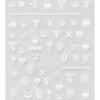 Neglstickers Halloween Glow – 53 selvlysende og skremmende neglklistremerker