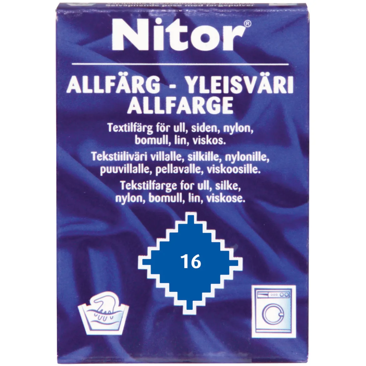 Nitor Universalfarge 16 Blå