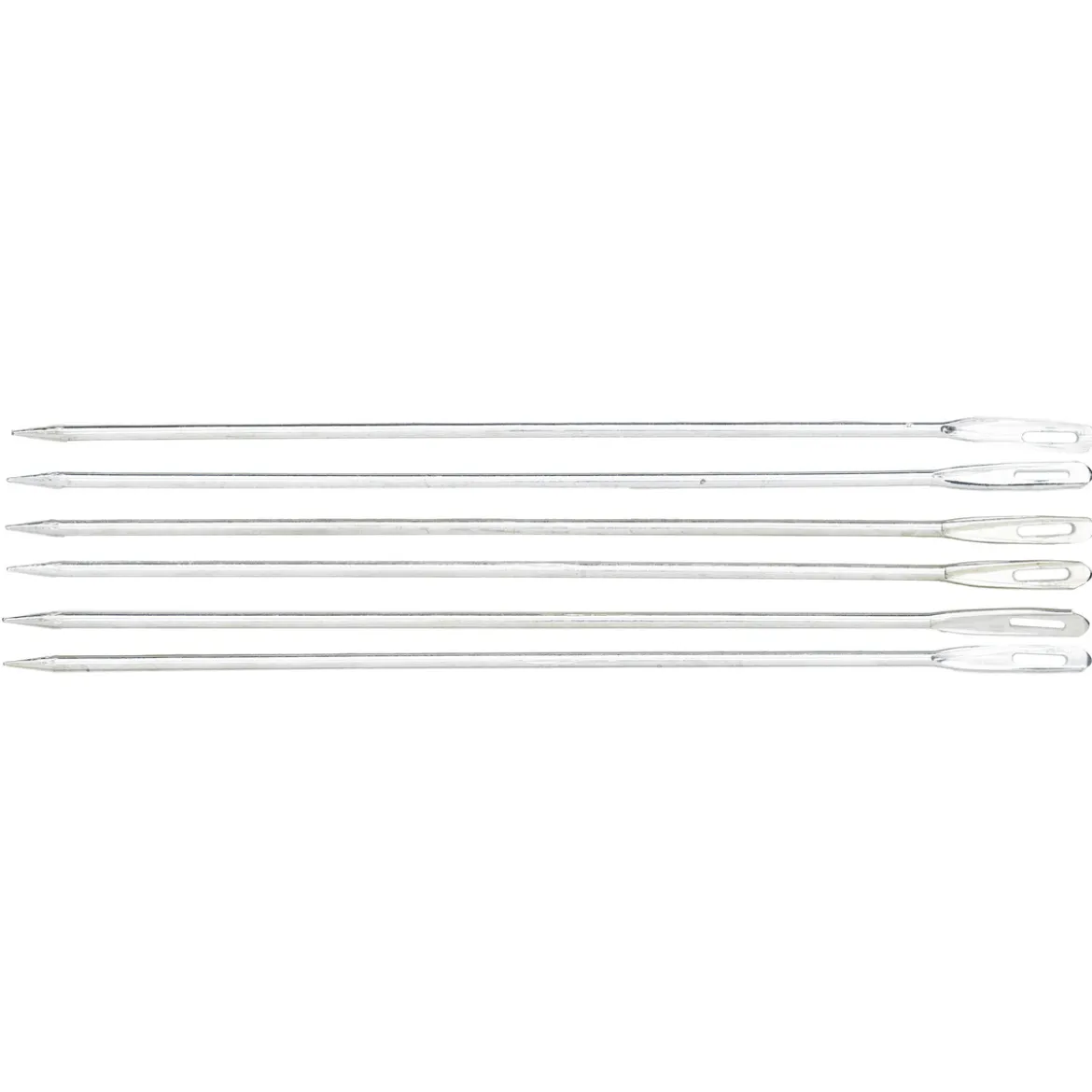 Nåler til lysformer, metallnåler for støping av lys, 6 stk. Lengde 17,3 cm